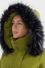 Orolay-Quilted Hooded Fur Long Puffer Coat-#color_Camping Gear