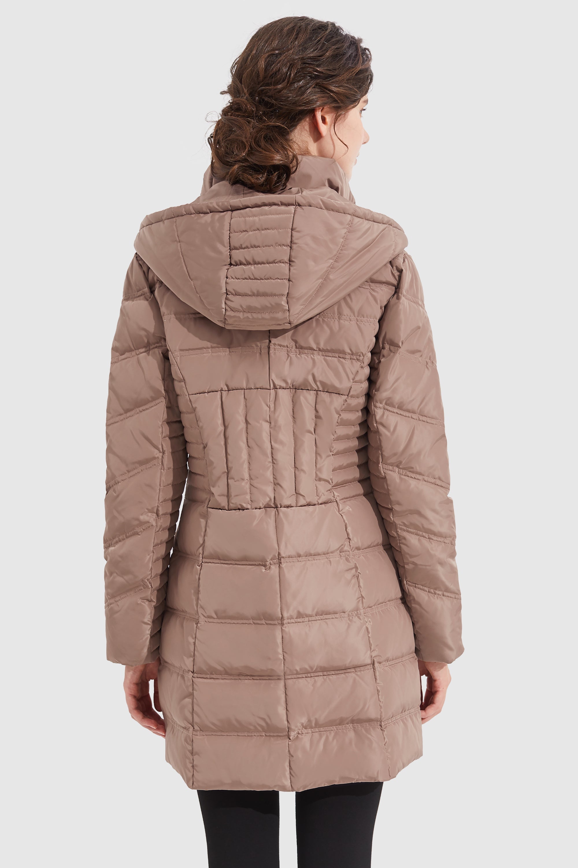 Orolay-Quilted Thickened Puffer Down Jacket-#color_Roebuck