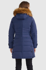 Orolay-Quilted Thickned Down Coat-#color_Beacon Blue