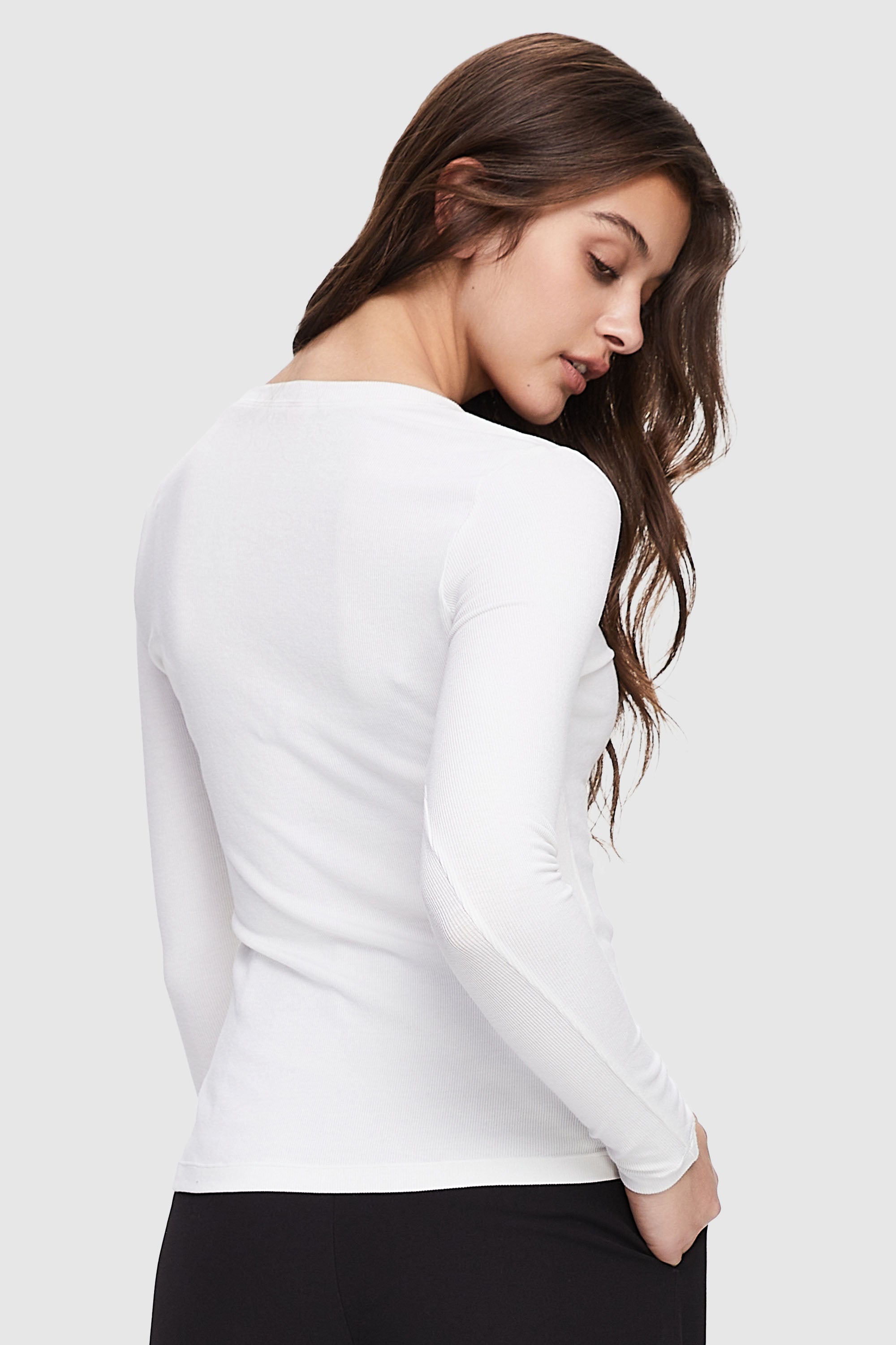 Orolay-Scoop Neck Pullover Sweater-Image 4 of Scoop Neck Pullover Sweater from Orolay - #color_White