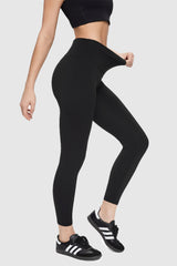 Orolay-Seamless High-Rise Leggings-Image 4 of Seamless High-Rise Leggings from Orolay - #color_Black