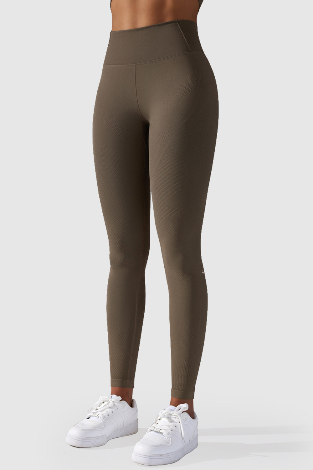 Orolay-Seamless Workout Leggings-#color_Brown