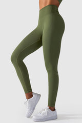 Orolay-Seamless Workout Leggings-#color_Chive