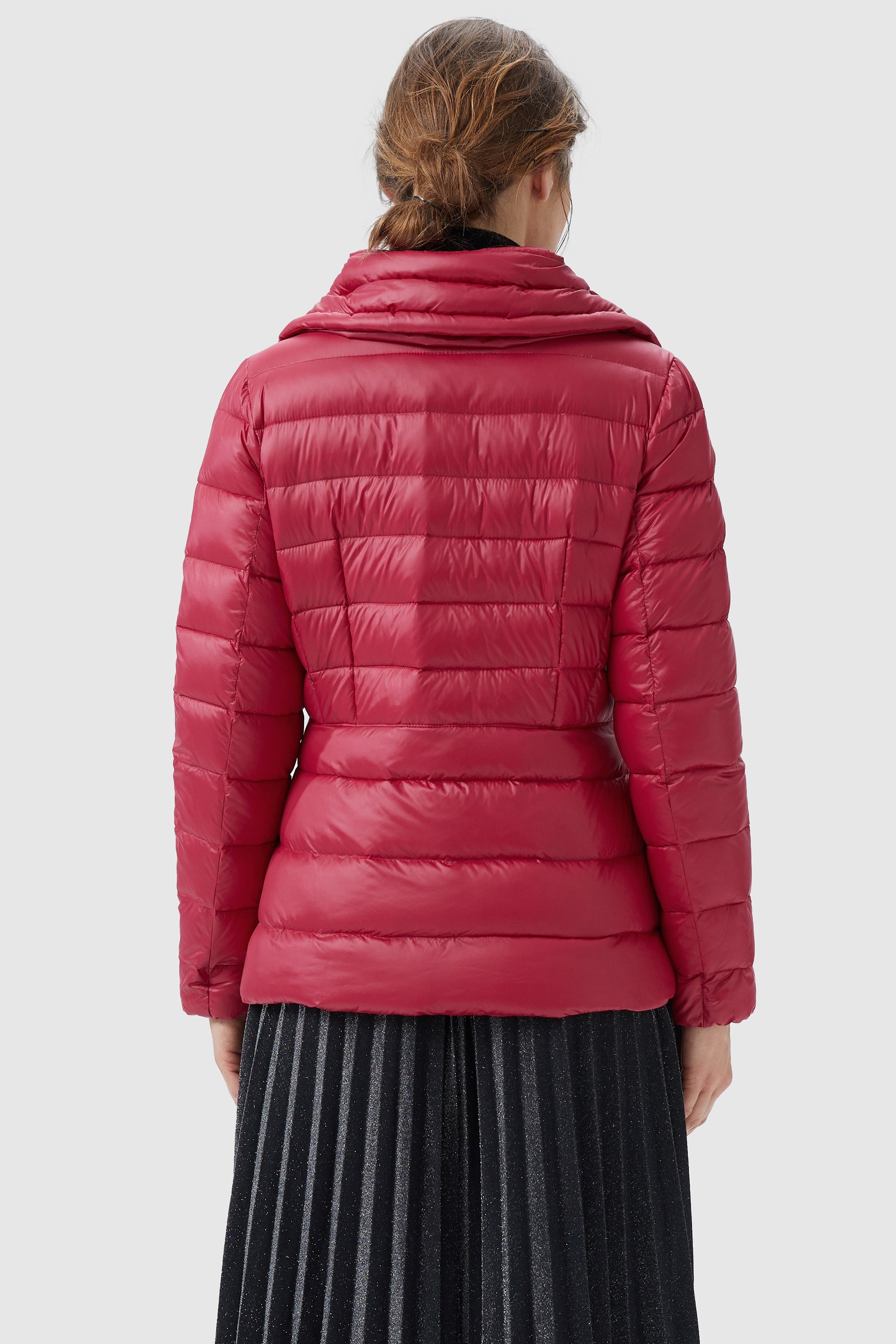 Orolay-Short Light Packable Down Jacket-#color_Toreador