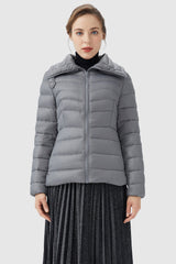 Orolay-Short Light Packable Down Jacket-#color_Night Owl