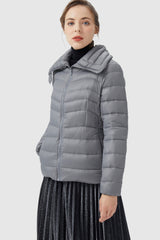 Orolay-Short Light Packable Down Jacket-#color_Night Owl