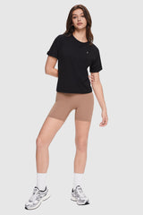 Orolay-Slim Fit Workout T-Shirt-#color_Black