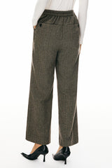 Orolay-Straight Leg Dress Pant-Image 4 of Straight Leg Dress Pants from Orolay - #color_Brown stripes