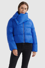 Orolay-Stylish Puffer Down Coat with Thickened Collar-#color_Marina