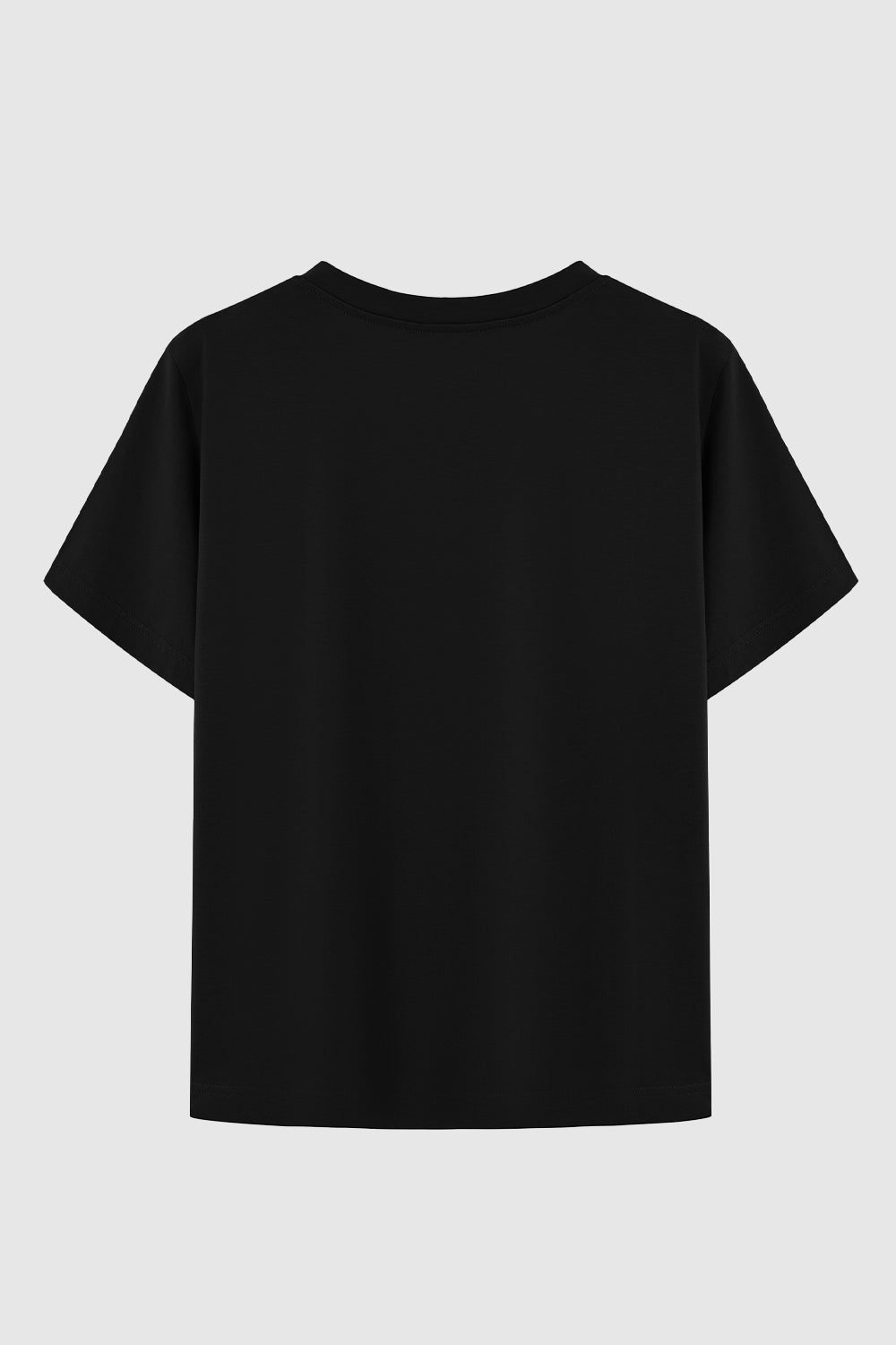 Orolay-Summer Casual T-Shirt-#color_Black