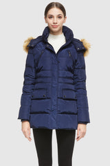 Orolay-Thickened Inner Vest Down Jacket-#color_Blueprint