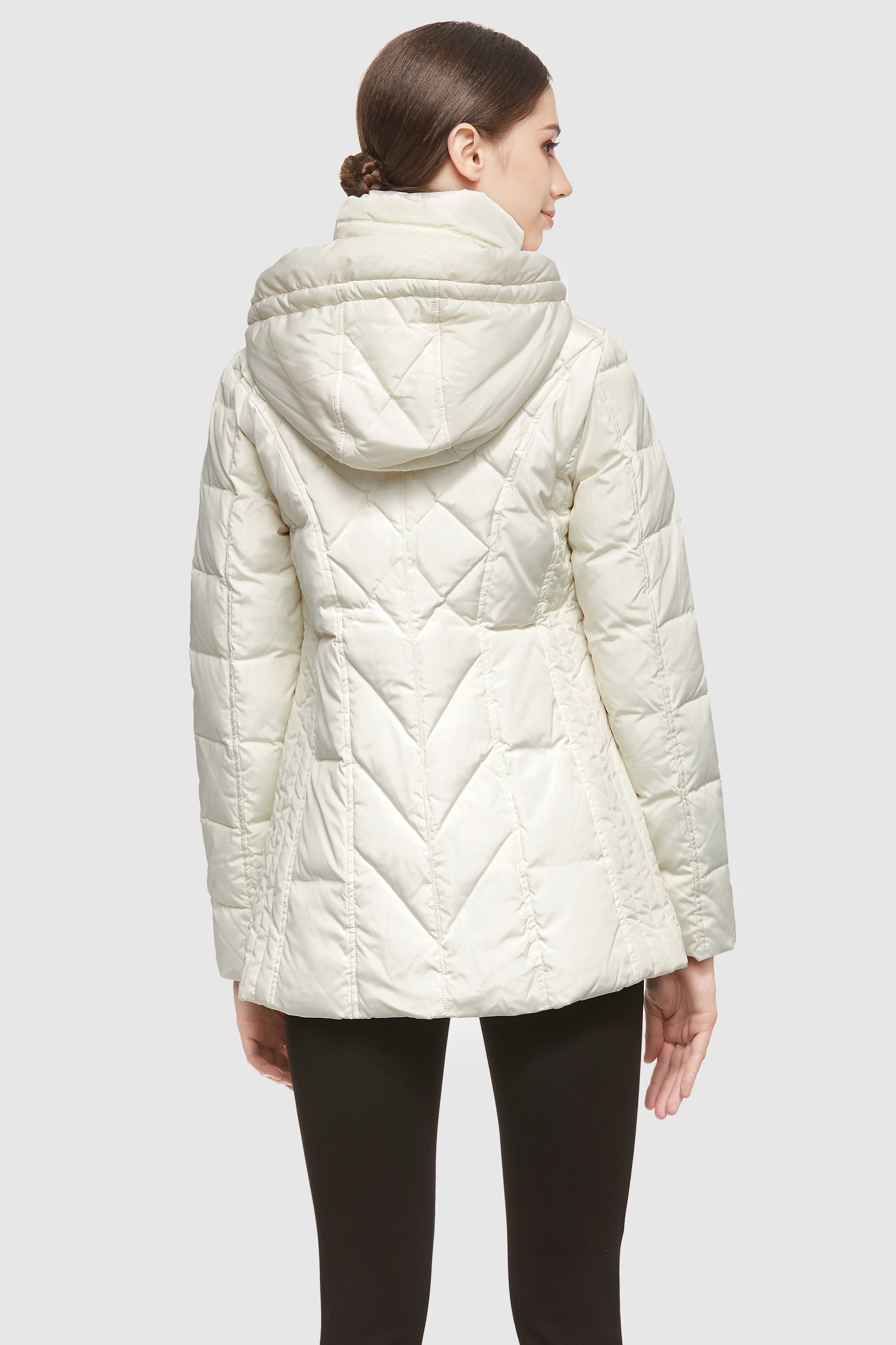 Orolay-Thickened Puffer Down Jacket-#color_White