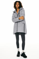 Orolay-Two-Way Zipper Hooded Puffer Jacket-#color_Oyster Mushroom