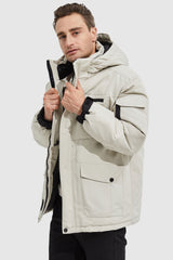 Orolay-Warm Anorak Detachable Hood Down Parka-#color_Tofu