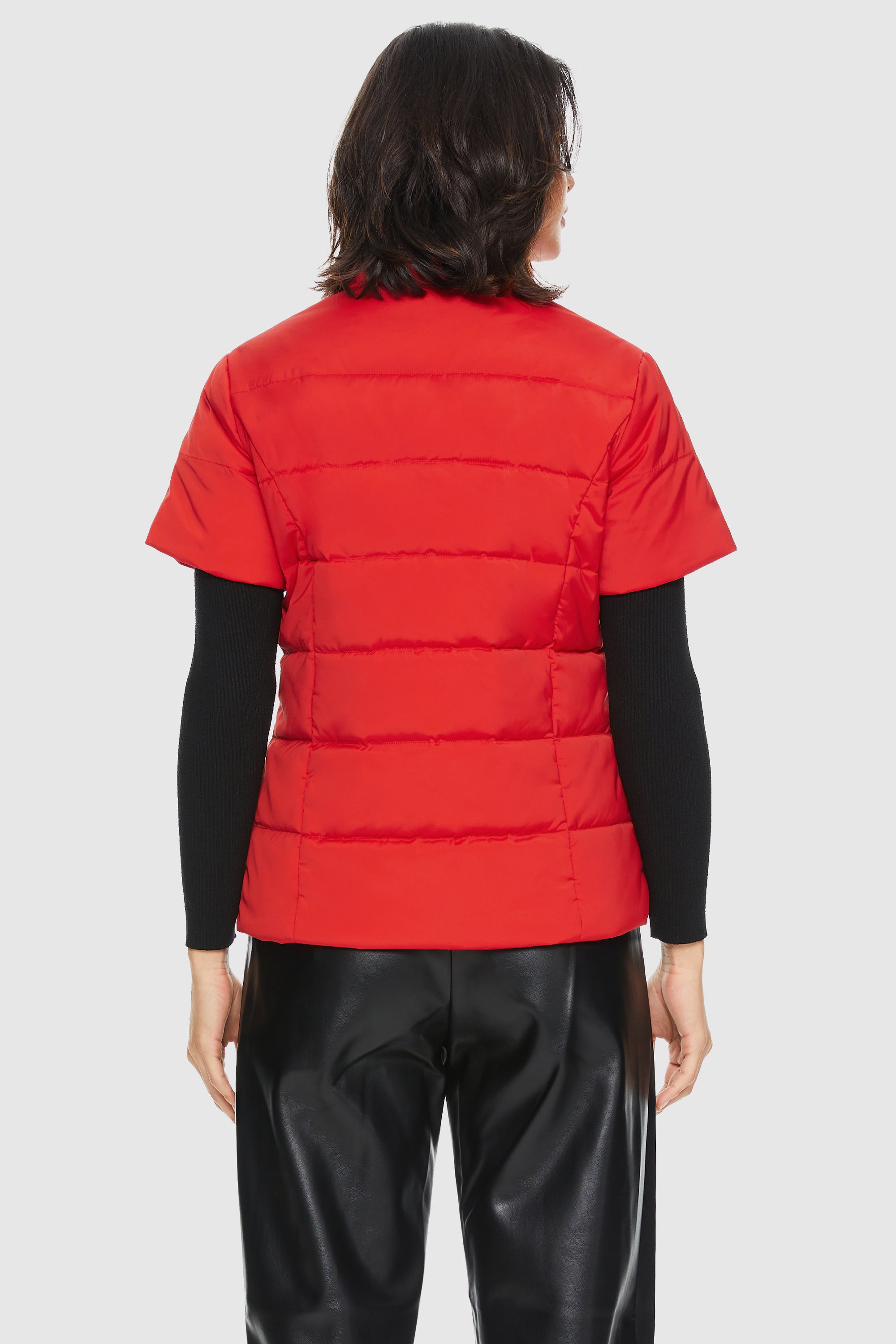 Orolay-Warm Lightweight Insulated Vest-#color_Fiery Red