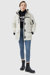 Orolay-Warm Multiple Pockets Parka Jacket-#color_Tofu