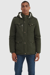 Orolay-Winter Military Parka Jacket-#color_Sea Turtle