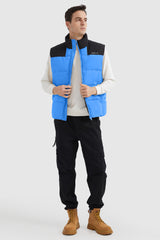 Orolay-Winter Sleeveless Puffer Warm Vest-#color_Marina