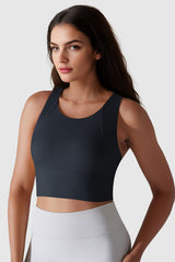 Orolay-Wireless Racerback Sports Bras-Image 3 of Wireless Racerback Sports Bras from Orolay - #color_Black