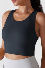 Orolay-Wireless Racerback Sports Bras-Image 4 of Wireless Racerback Sports Bras from Orolay - #color_Black