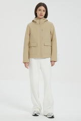 Orolay Hooded Lightweight Jacket Zip Up new #color_khaki