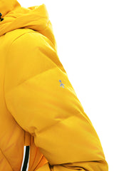 Knee Length Thickened Down Jacket - Orolay, #color_Old Gold