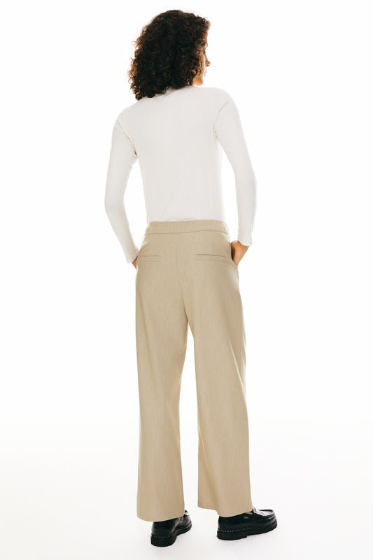 Straight Leg Dress Pants - Orolay, #color_Khaki