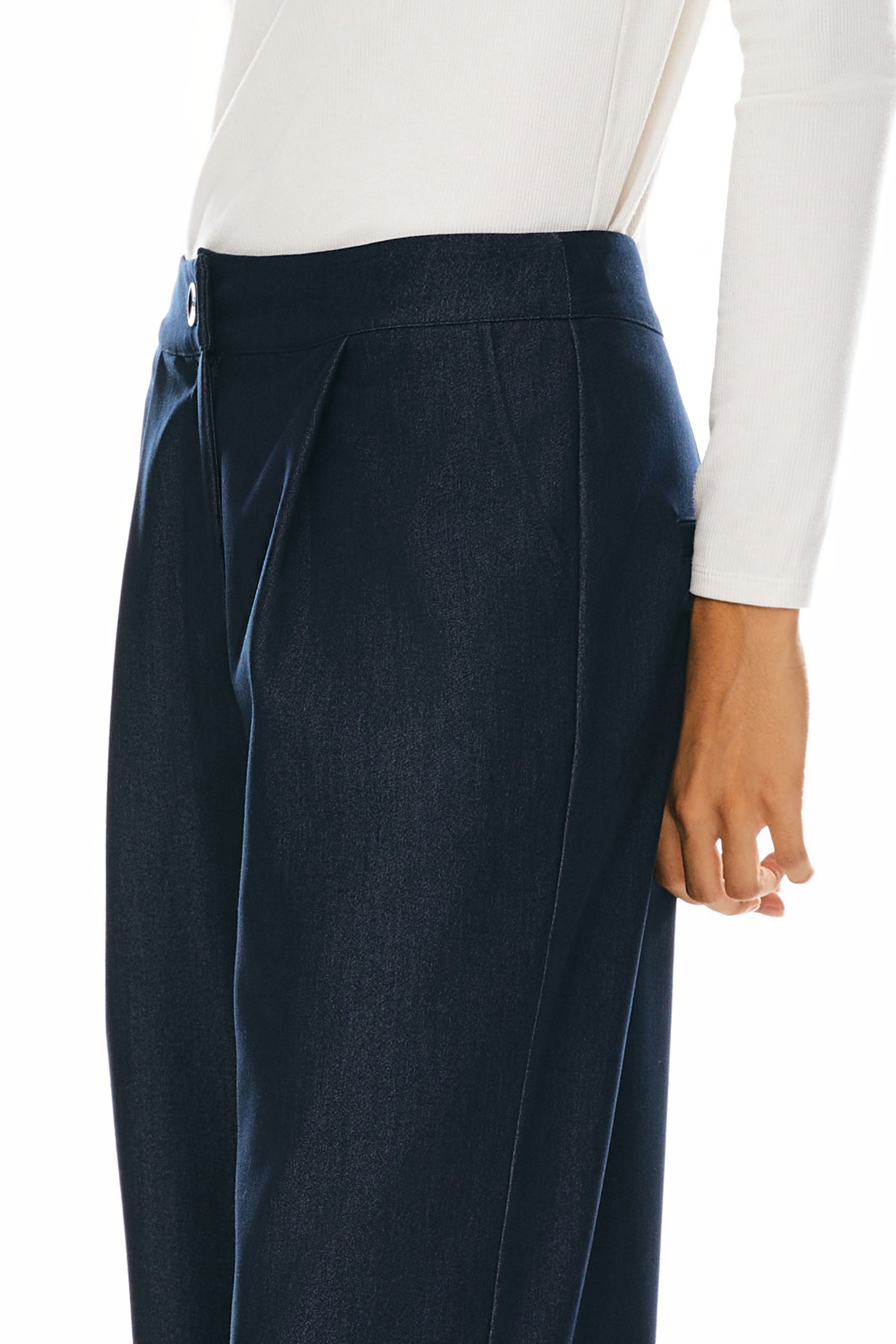 Straight Leg Dress Pants - Orolay, #color_Beacon Blue