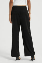 Straight Leg Dress Pants - Orolay, #color_Black