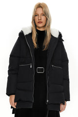 Orolay-092 Classics Women's Thickened Down Jacket-Orolay 092 Classics Women's Thickened Down Jacket #color_Black