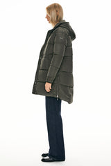 Orolay-Zipper Winter Thickened Puffer Coat-#color_Sea Turtle