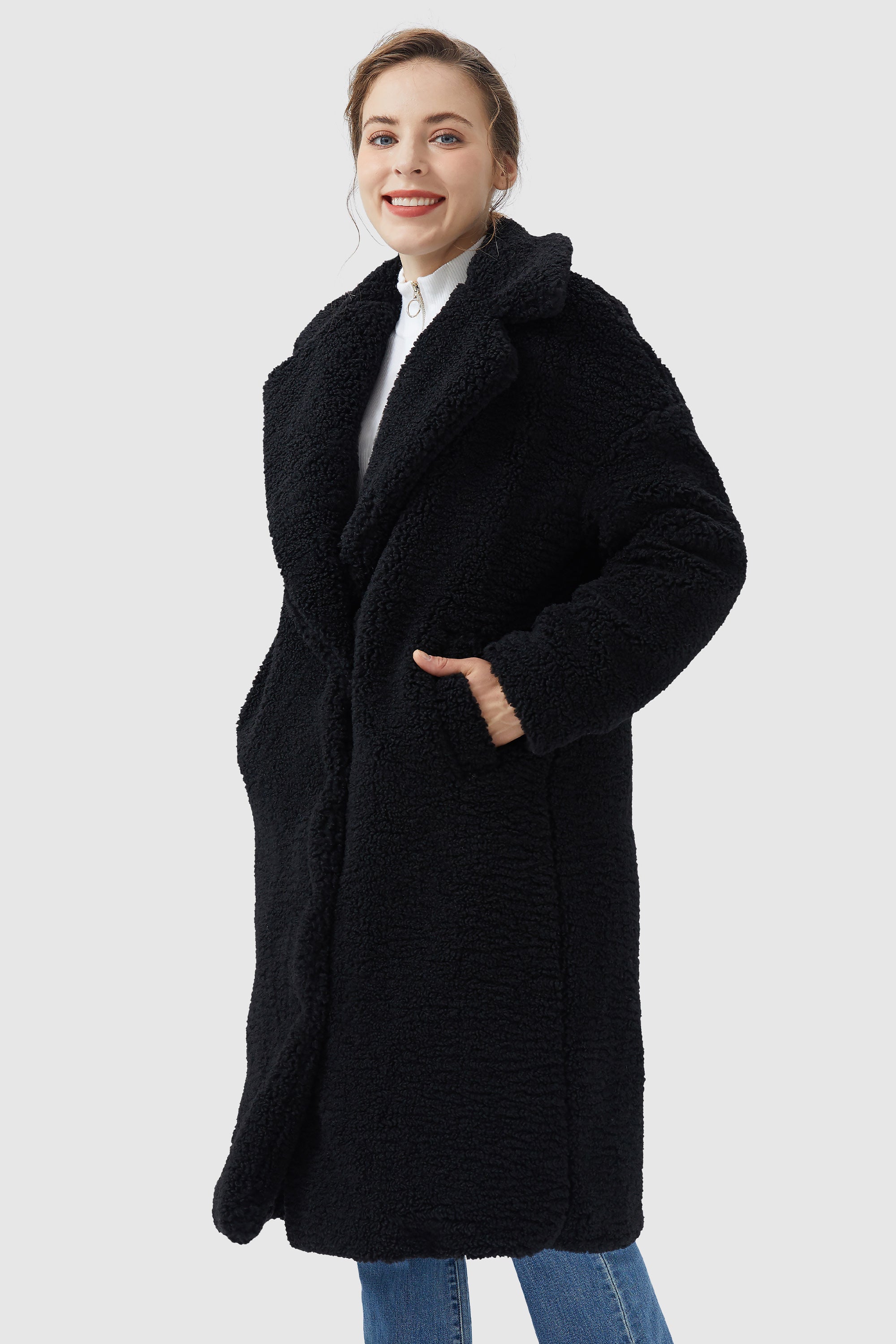 Canrulo Womens Fuzzy Fleece Lapel … curated on LTK