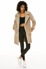 Fleece Sherpa Jacket - Orolay, #color_Khaki