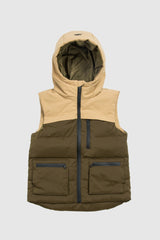 Kids Thickened Down Vest - Orolay, #color_Breen