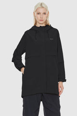 Lightweight Mid - length Hooded Windbreaker - Orolay, #color_Black