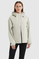 Lightweight Softshell Raincoat - Orolay, #color_Silver Birch