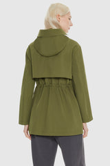 Military Anorak Jacket - Orolay, #color_Peat Moss