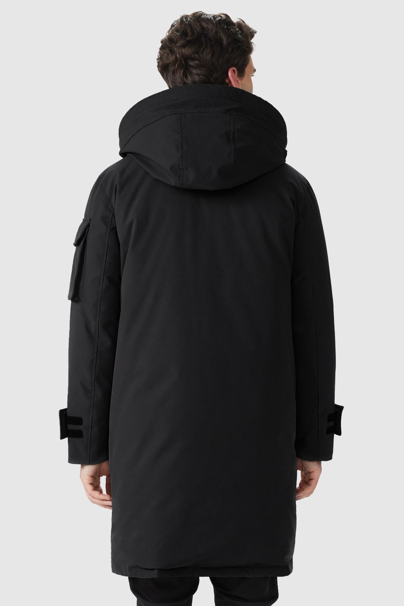 Multi - Pockets Warm Hooded Parka - Orolay, #color_Black