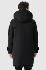 Multi - Pockets Warm Hooded Parka - Orolay, #color_Black