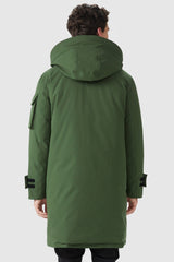 Multi - Pockets Warm Hooded Parka - Orolay, #color_Formal Garden