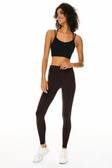 Pocket High - Rise Leggings - Orolay, #color_Dark Brown