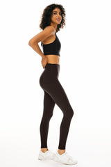 Pocket High - Rise Leggings - Orolay, #color_Dark Brown