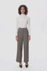 Video of Straight Leg Dress Pants from Orolay - #color_Brown stripes, Black stripes