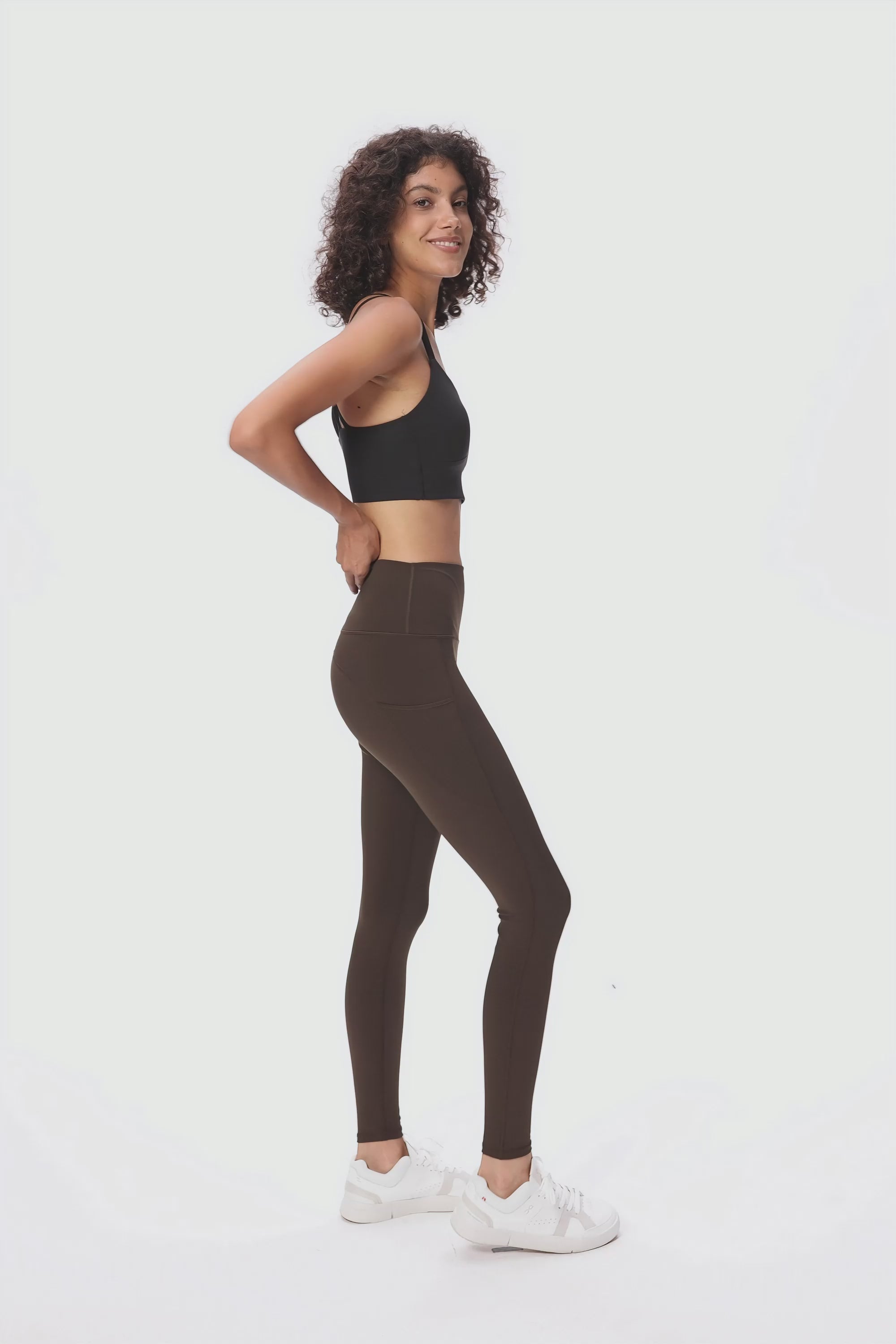 Image 1 of High-Waist Pocket Leggings 27