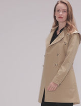 Orolay-Double-Breasted Belted Lapel Trench-#color_Frosted Almond,Moonstruck,Black,Pageant Blue