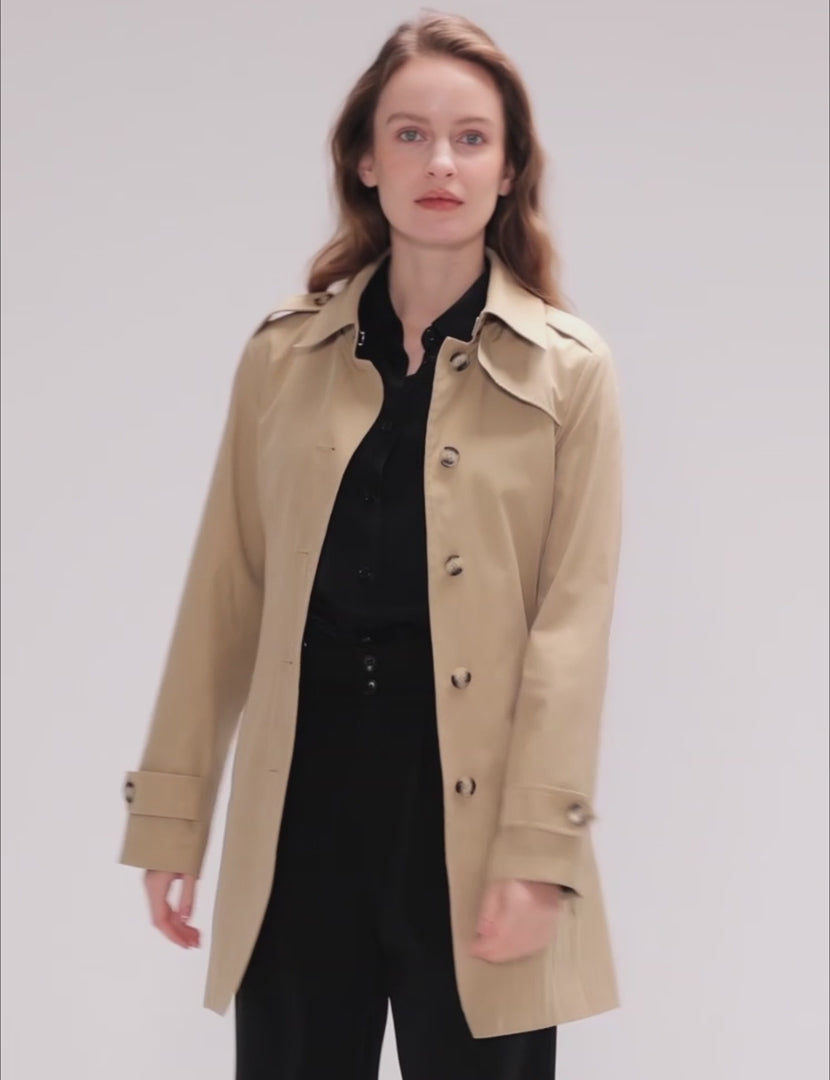 Orolay-Classic Windproof Belted Trench-#color_Night Sky,Silver Birch,Black,Frosted Almond