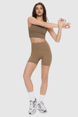 Image 2 of Wireless Racerback Sports Bras from Orolay - #color_Khaki