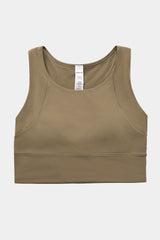 Image 5 of Wireless Racerback Sports Bras from Orolay - #color_Khaki