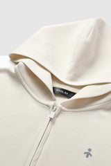 Image 5 of Zip-Up Cropped Hoodie from Orolay - #color_Beige