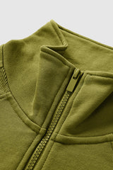 Image 5 of Half-Zip Sweatshirt from Orolay - #color_Peat Moss